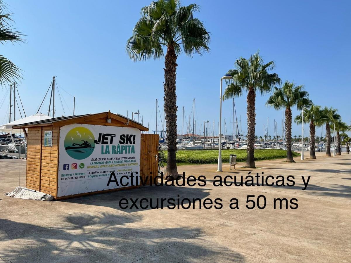Vistas Al Mar, En El Club Nautico De Sant Carles De La Rapita, 3 Dormitorios Extérieur photo